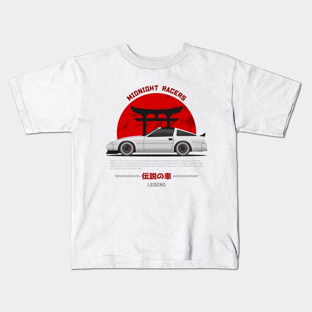 Tuner White 300ZX Z31 JDM Kids T-Shirt by GoldenTuners